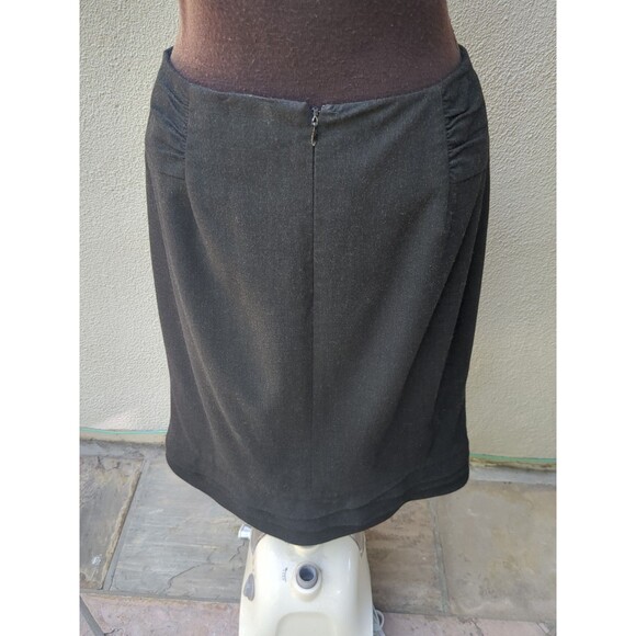 Classiques Entier Woman's Black Tiered Hem Skirt Size 8 - Picture 3 of 8